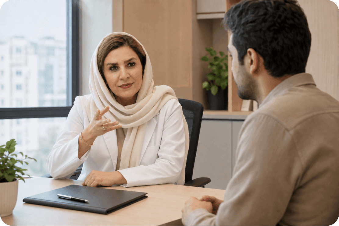 گفت‌وگوی دکتر هلاله خوشبخت در مطب