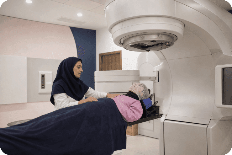 آمادهسازی مراجعهکننده برای پرتودرمانی